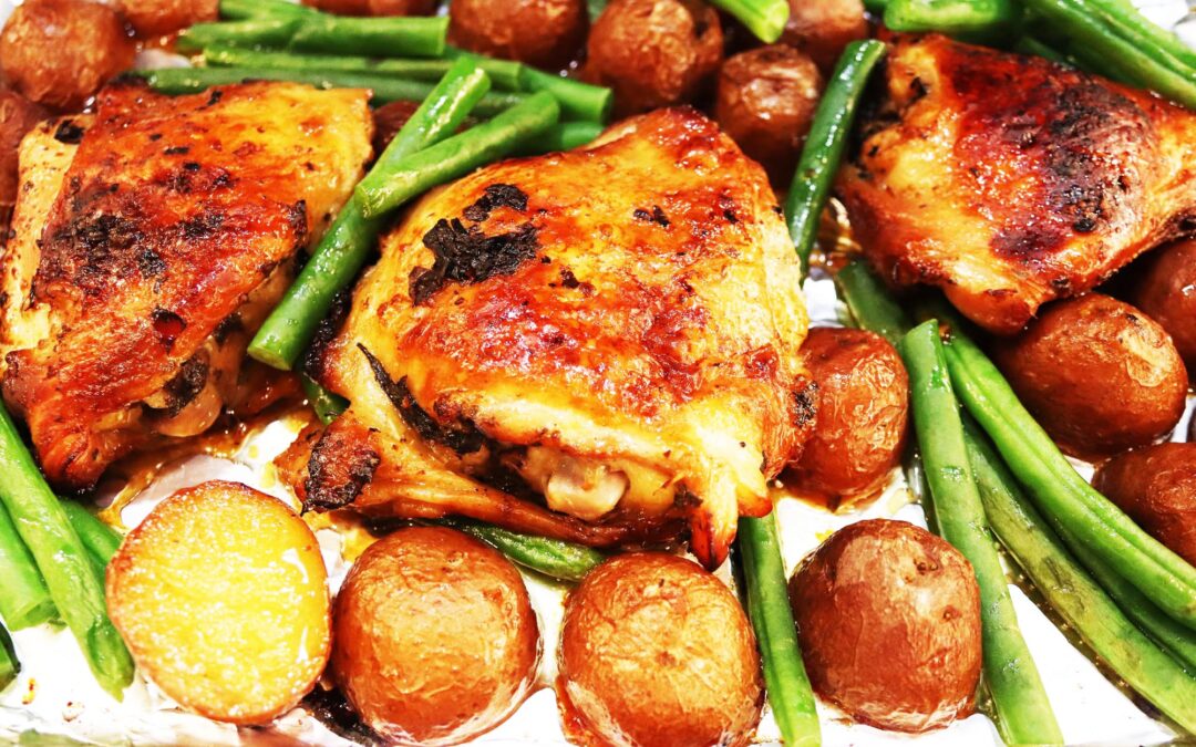 Sticky Chicken and Veg