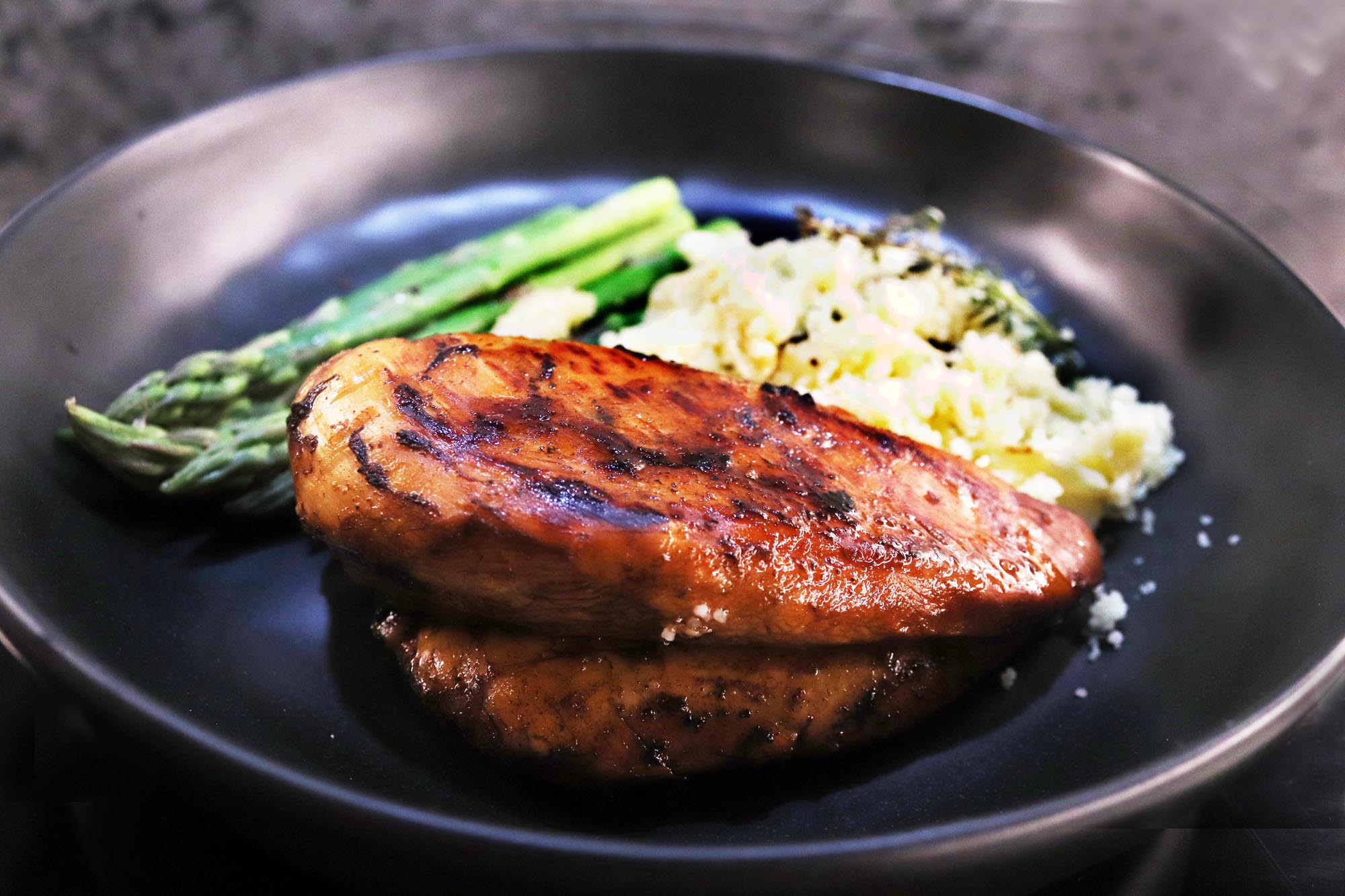 Balsamic Chicken with Garlic Couscous - Inspired Cuisine