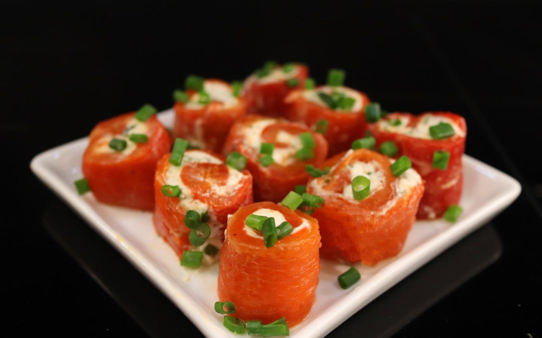 Piquillo Pepper and Chevre Bites