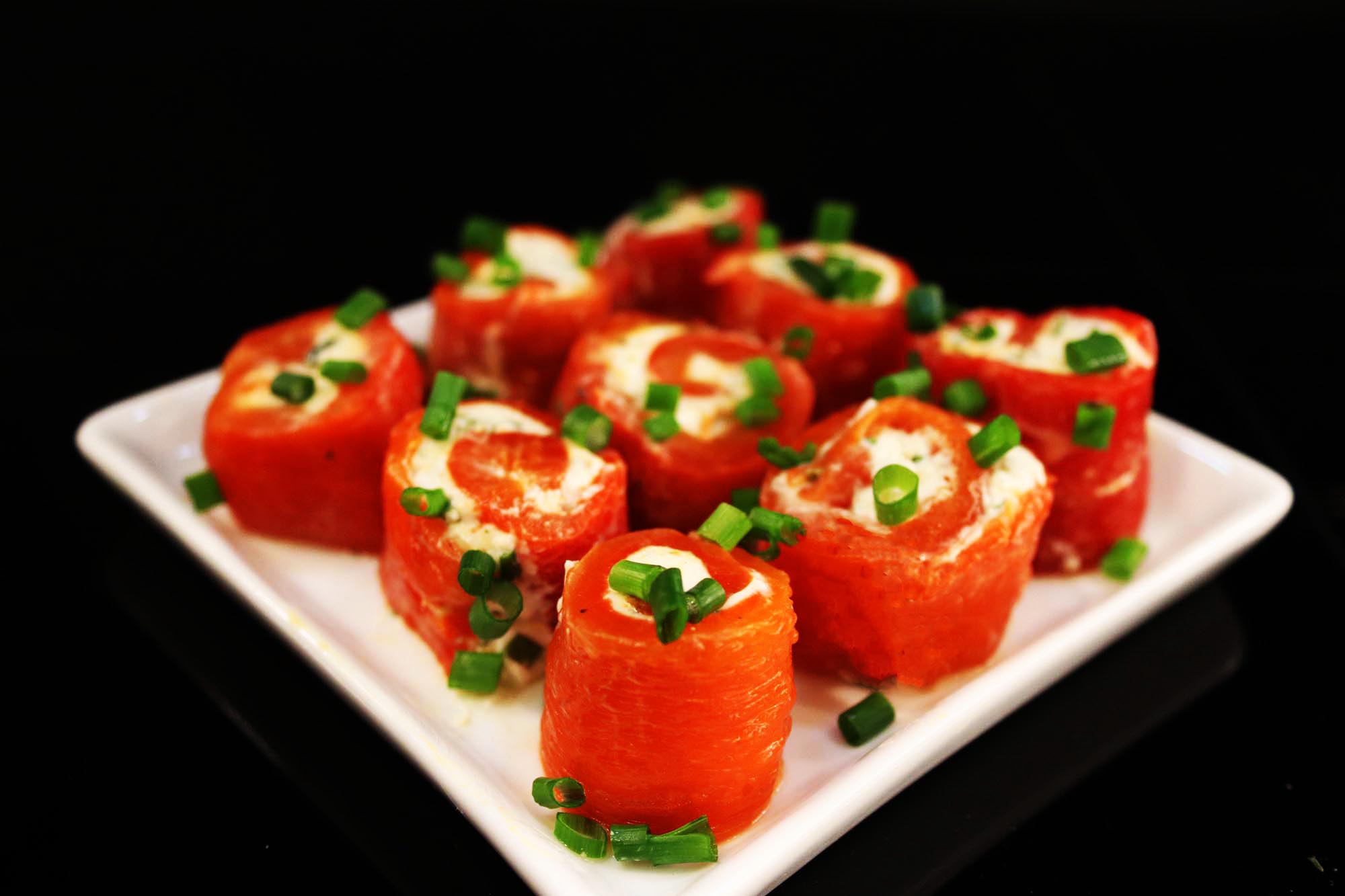 Piquillo Pepper and Chevre Bites - Inspired Cuisine