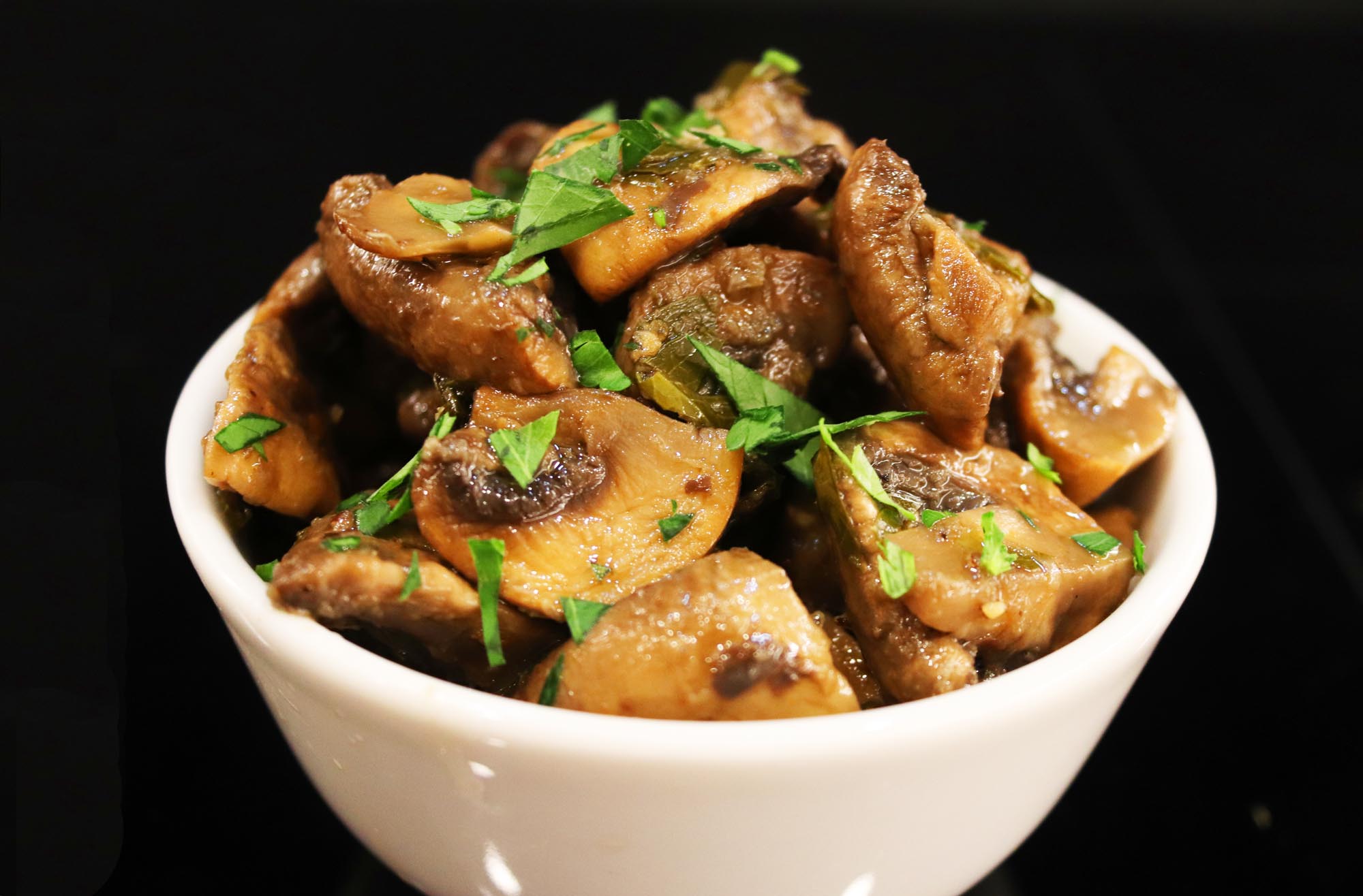Spicy Spanish Mushrooms - Inspired Cuisine
