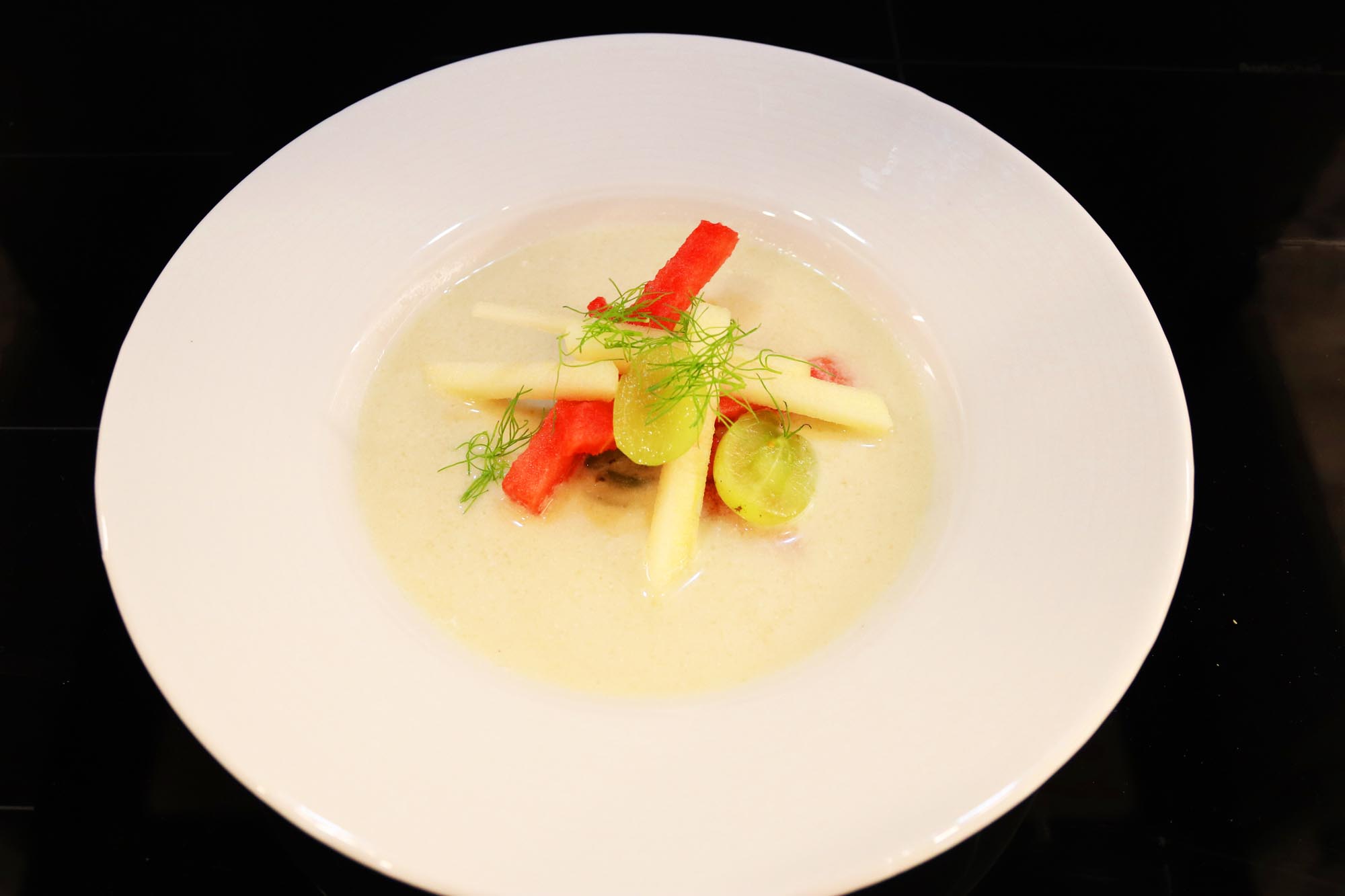 Red and White Summer Gazpacho - Inspired Cuisine