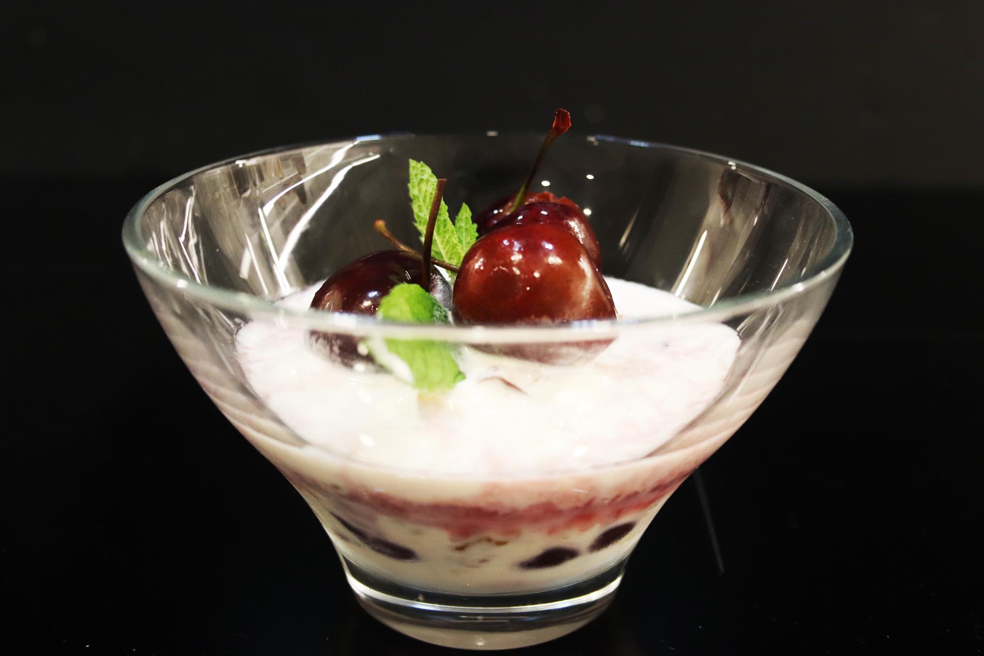 Drunken Cherry Pistachio Parfait - Inspired Cuisine