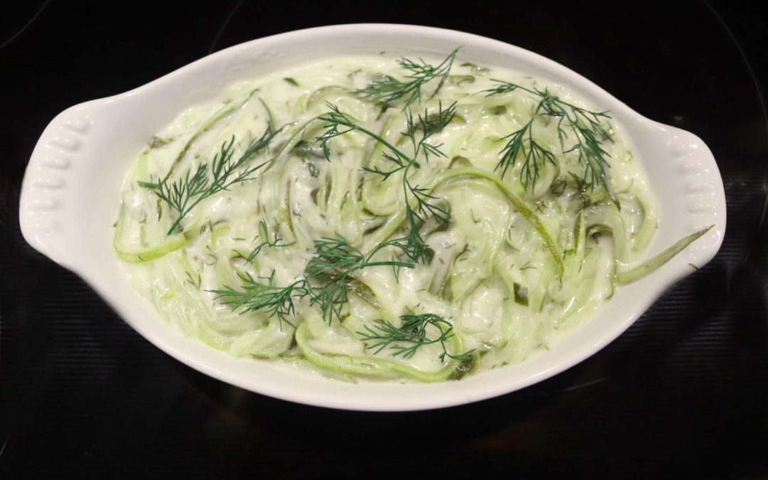 Creamy Summer Dilled Zucchini Squash