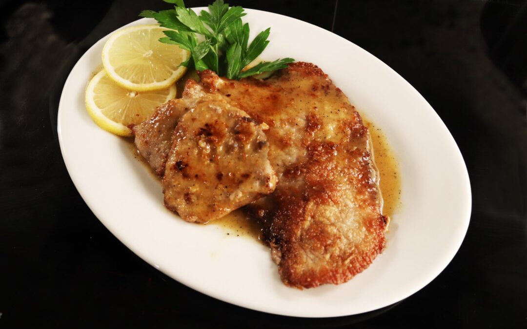 Veal Piccata with Brown Butter Miso Sauce