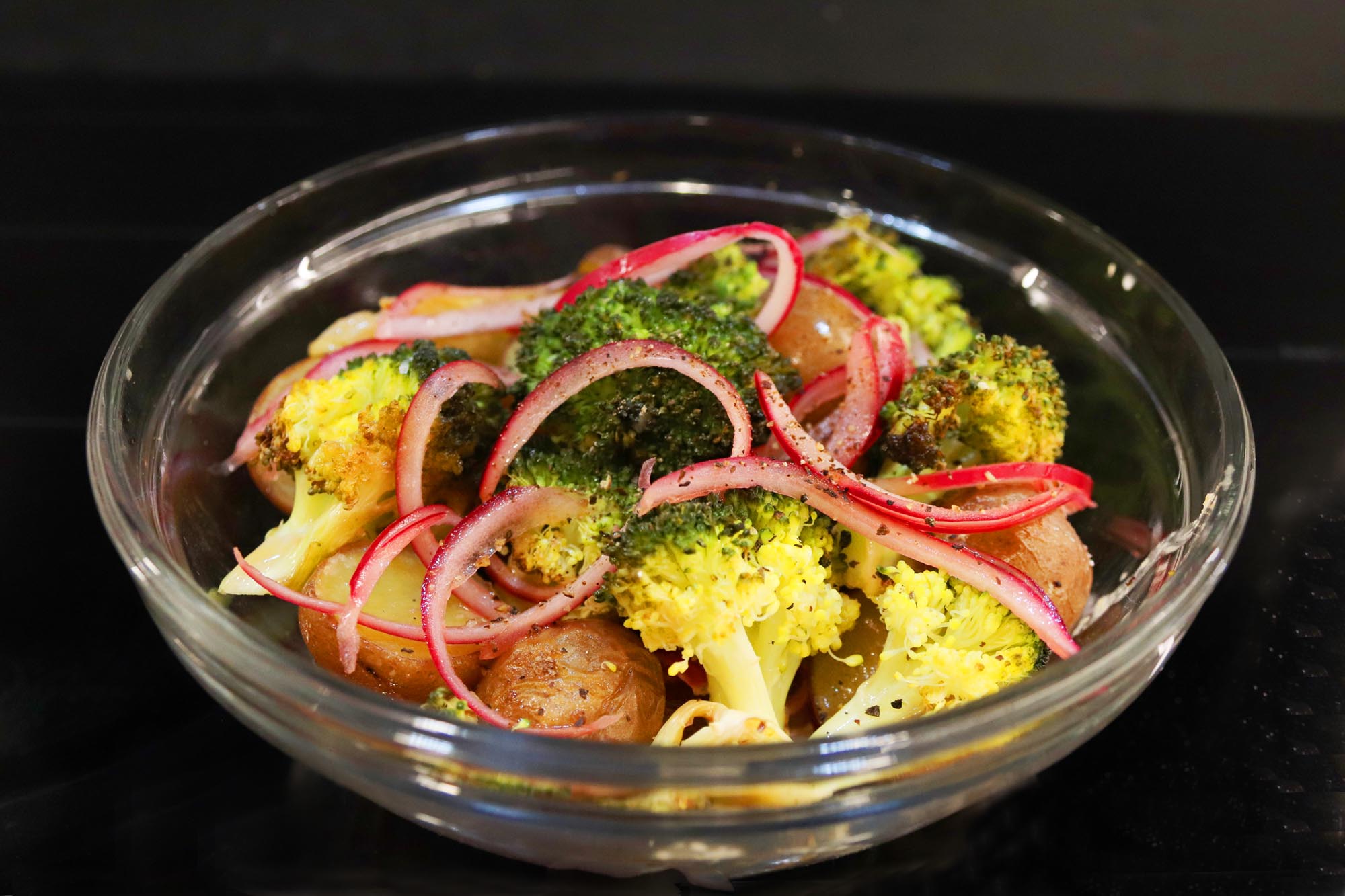 Roasted Mini Reds and Broccoli Salad - Inspired Cuisine