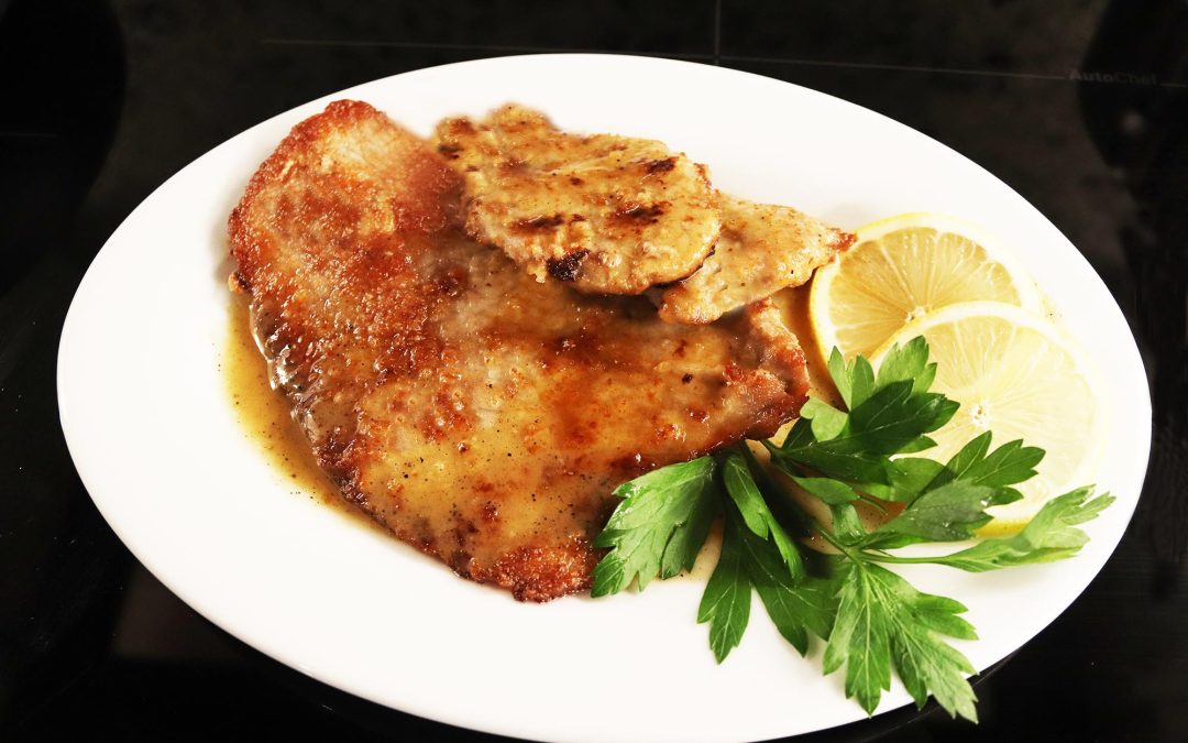 Veal Piccata with Brown Butter Miso Sauce