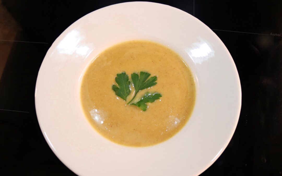 Curried Cauliflower and Apple Soup, My Way