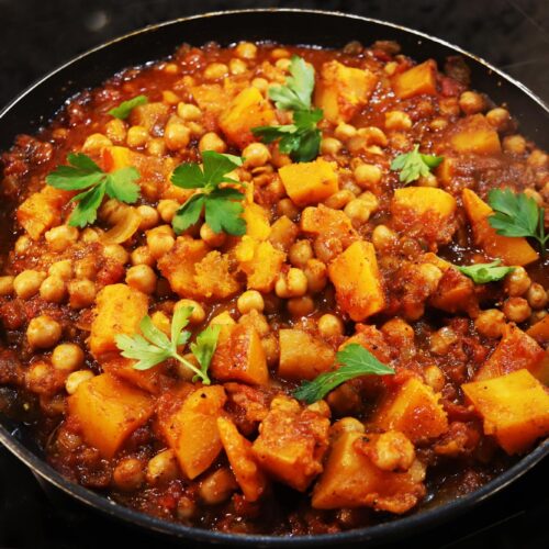 Moroccan Butternut Squash Chana - Inspired Cuisine