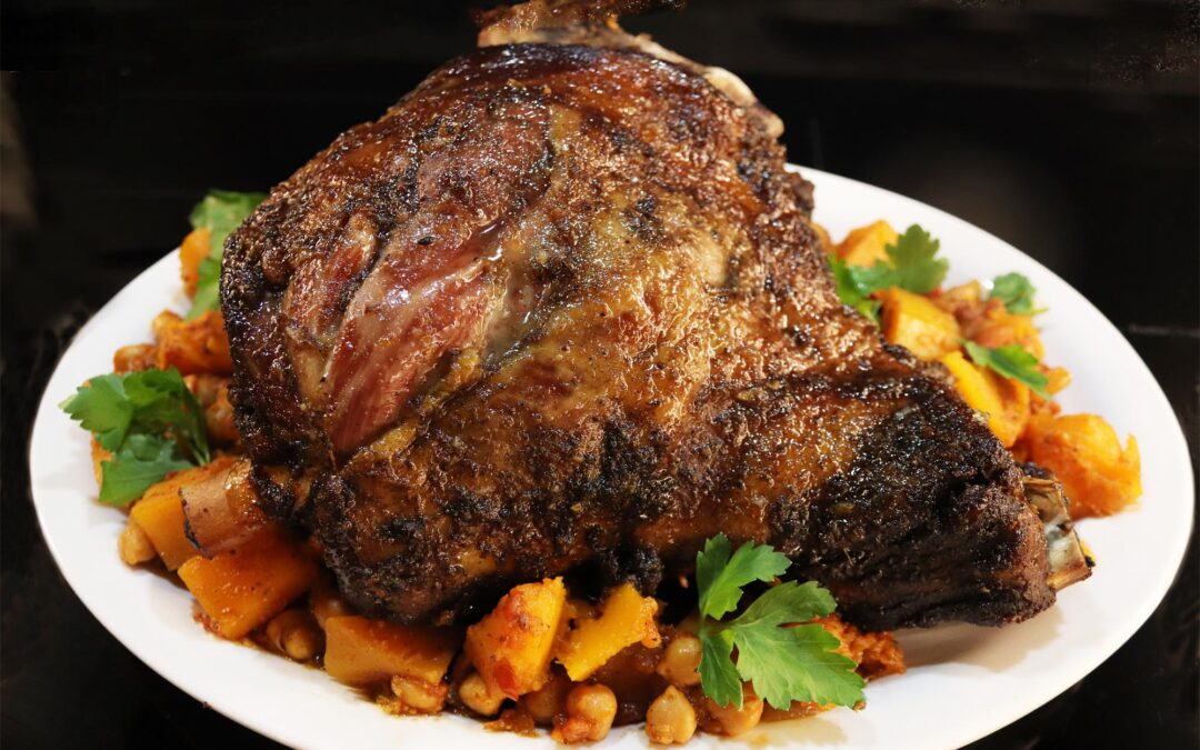 Moroccan Spiced Shoulder of Lamb