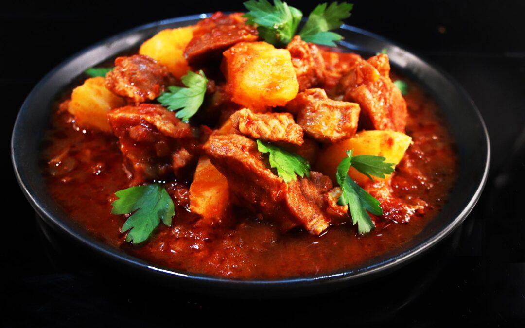 Hungarian Pork Paprikash Stew