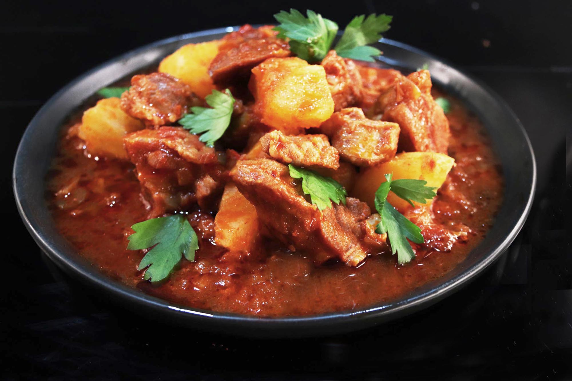 Hungarian Pork Paprikash Stew - Inspired Cuisine
