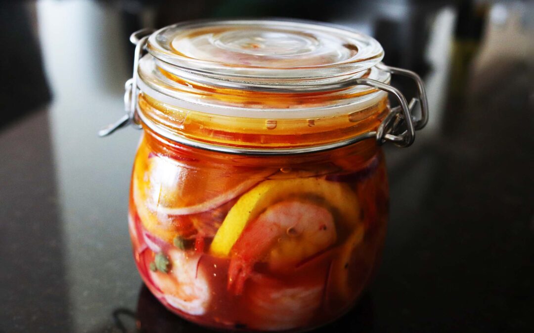 Pickled Shrimp Escabeche