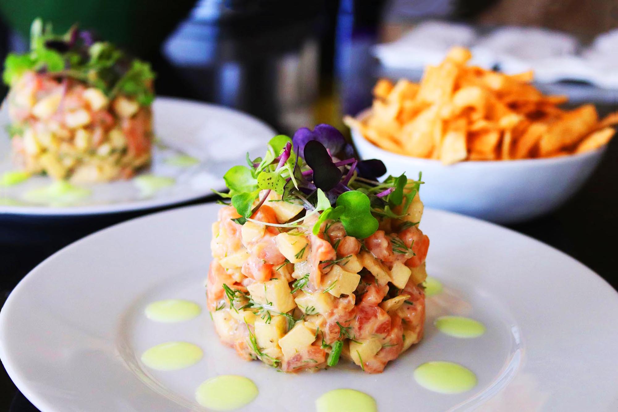 Wasabi Salmon Tartare - Inspired Cuisine