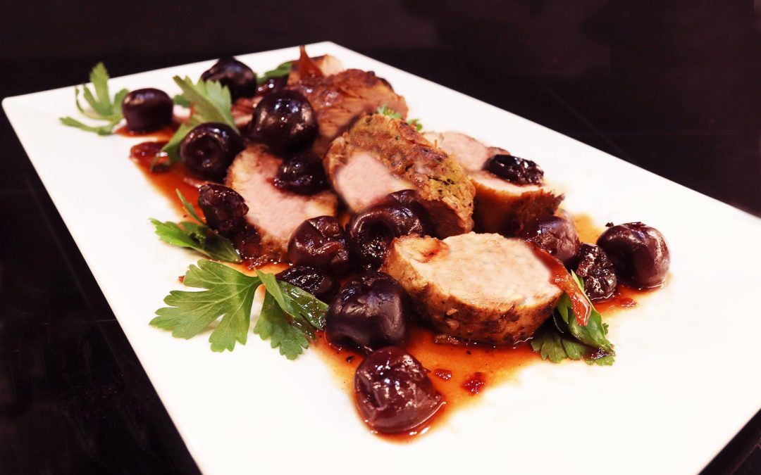 Pork Tenderloin with Agradolce Cherries