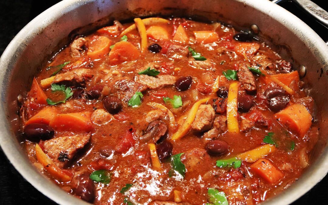 Rustic Veal Stew with Olives and Potatoes