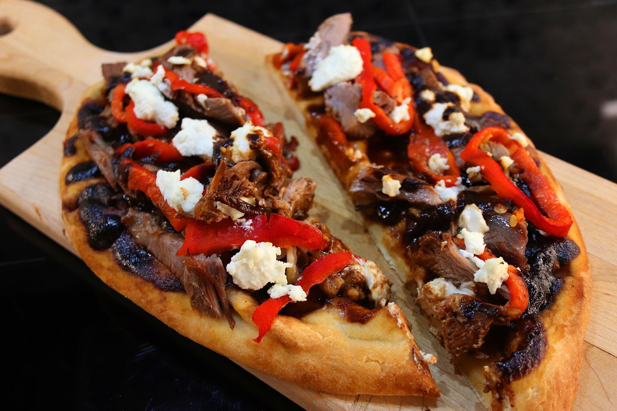 Easy Roast Lamb Flatbread - Inspired Cuisine