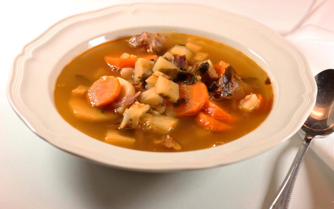 Hungarian Ham and Navy Bean Soup