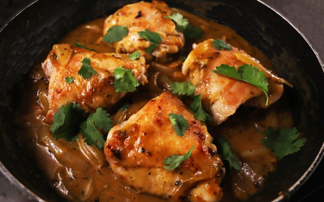 Caribbean Chicken with Coconut, Lime and Chiles