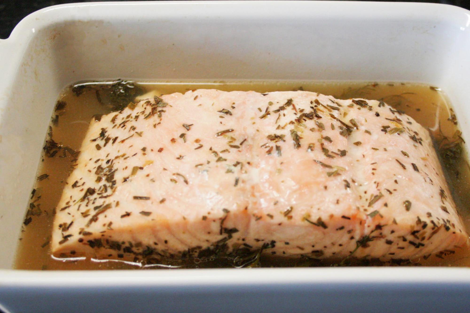 Poached Salmon - Inspired Cuisine