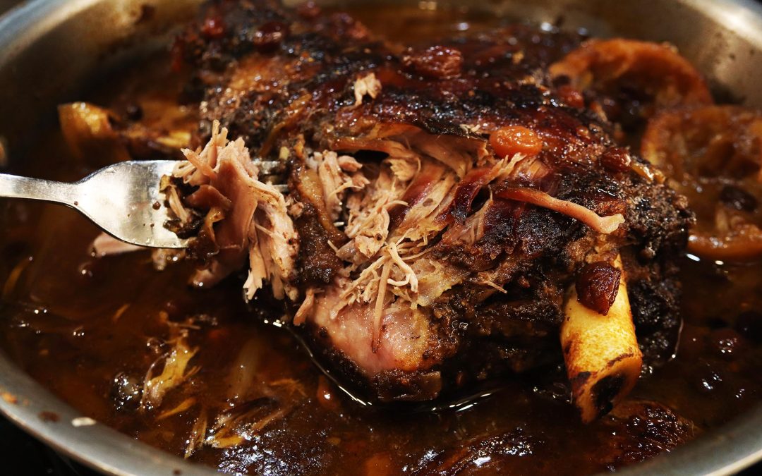 Moroccan Spiced Shoulder of Lamb