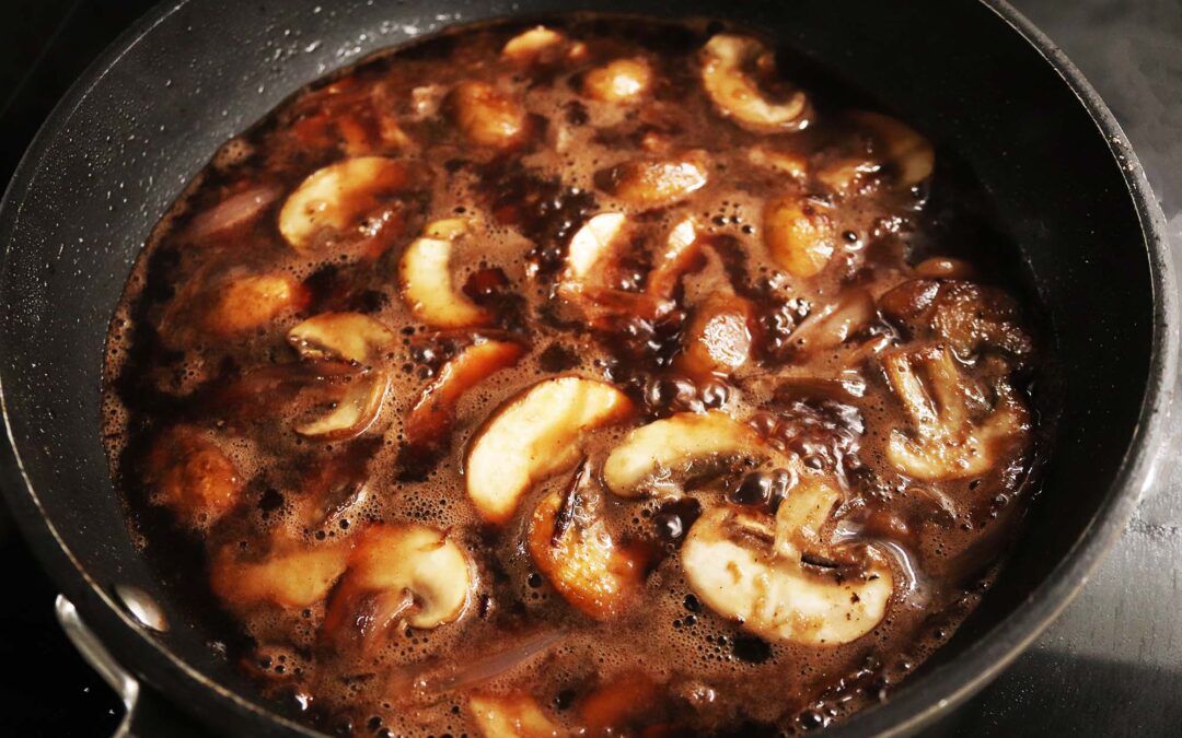 Red Wine Mushroom Pan Sauce