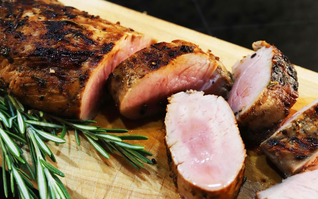 Mustard and Brown Sugar Glazed Pork Tenderloin