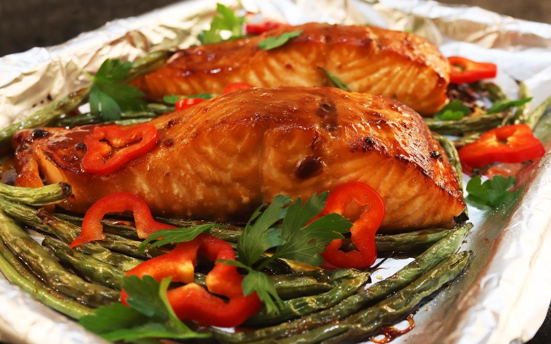 Sheet Pan Miso Maple Salmon