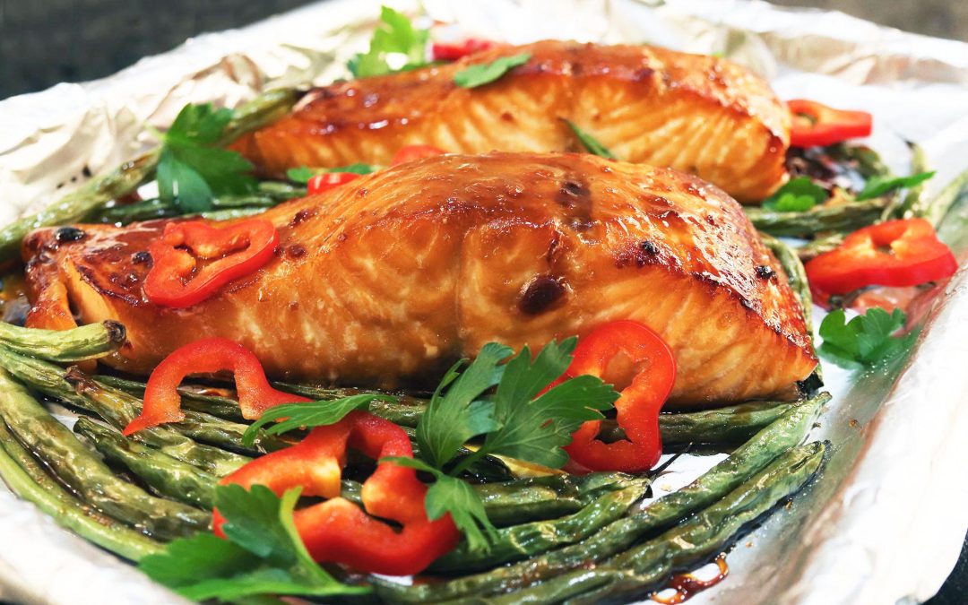 Sheet Pan Miso Maple Salmon