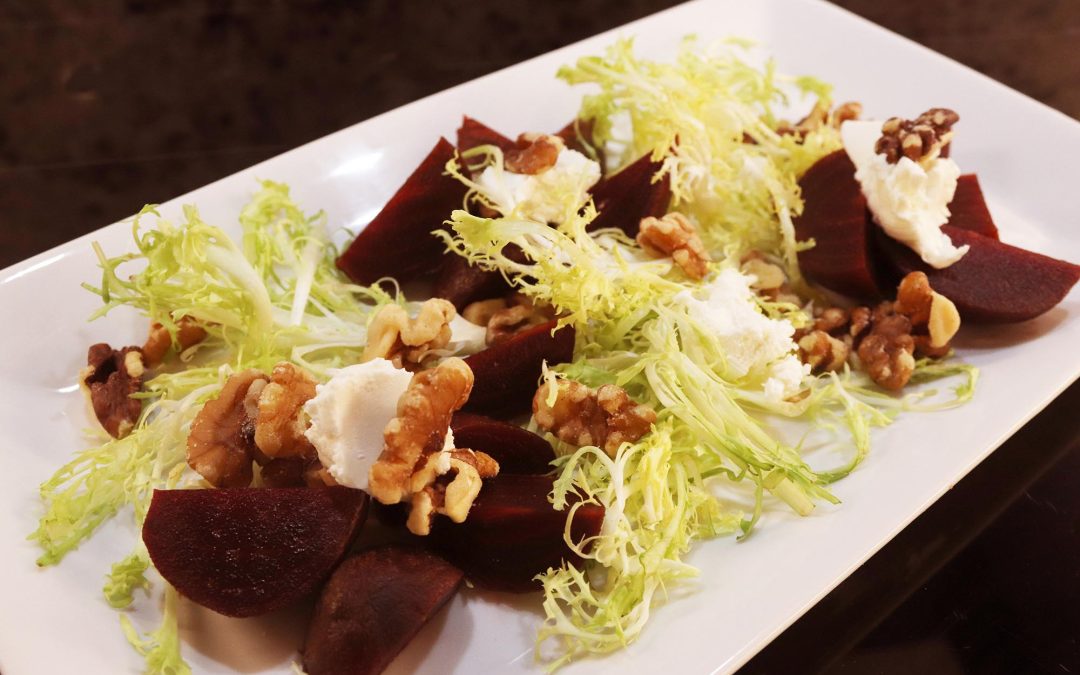 Walnut, Chev and Beetroot Salad