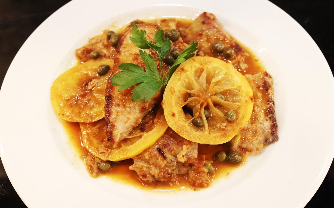 Veal Piccata with Silky Lemon‑Caper Pan Sauce